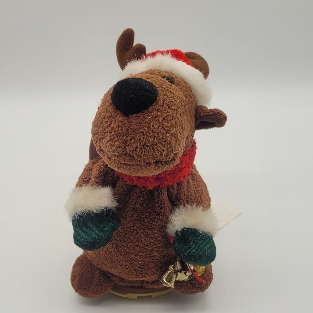 Gemmy Holiday Pals Animated Singing Plush Toy - RARE Reindeer (Does not Dance)